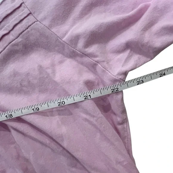 Keyocean Cotton Pink & White XXL women’s Nightgown - Picture 6 of 7